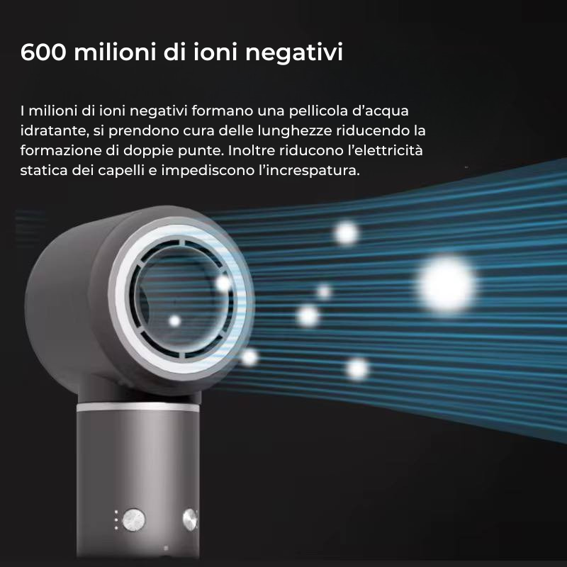 SetaViva Air Elite - Asciugacapelli 6 in 1